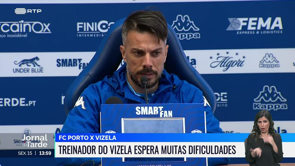 FC Porto - Vizela. Treinador do Vizela espera muitas dificuldades