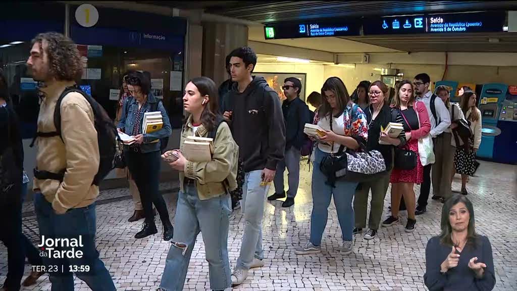 Metro de Lisboa celebra Dia Mundial do Livro