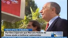 Visita oficial do Presidente da República à Madeira aplaudida por todos os partidos (Vídeo)