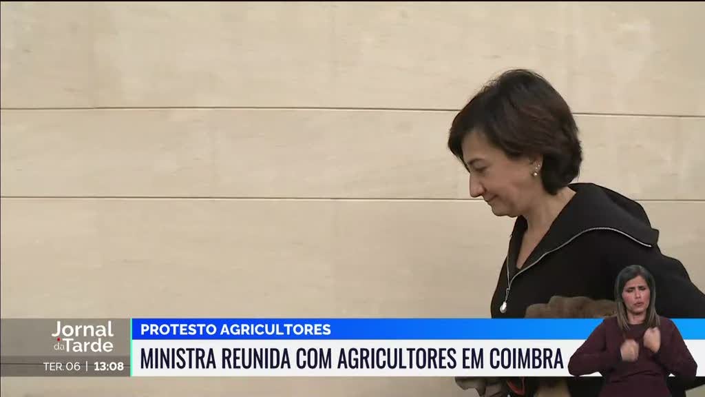 Ministra da Agricultura reunida com representantes dos agricultores em Coimbra