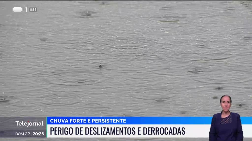 Depois dos incêndios aumenta agora o perigo de deslizamentos e derrocadas