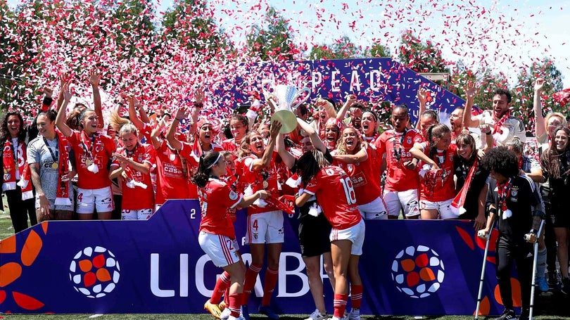 Imagem de Benfica fecha com tricampeonato feminino uma «época quase perfeita»