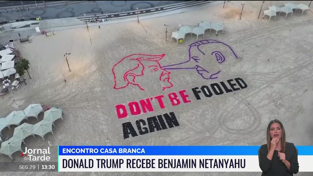Donald Trump recebe esta tarde Benjamin Netanyahu
