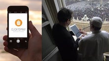 Imagem de Papa apela à oração através de aplicação portuguesa