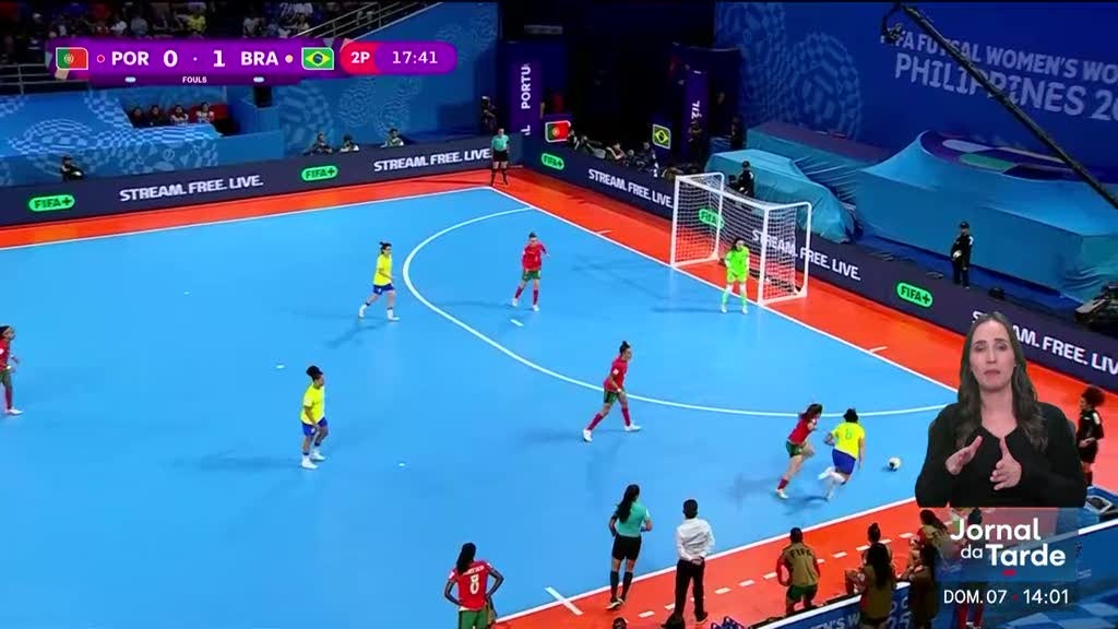Mundial de Futsal Feminino. Portugal só caiu na final frente ao Brasil