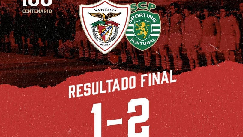 Imagem de Santa Clara perde com o Sporting em São Miguel