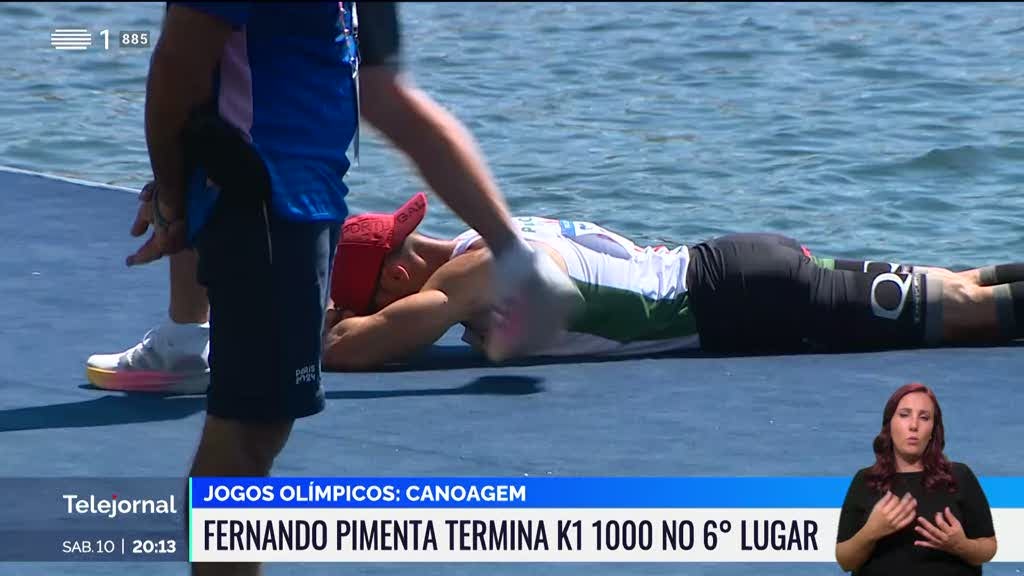 Canoagem Paris 2024. Fernando Pimenta termina K1 1000 no 6º lugar