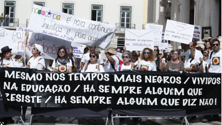 Professores consideram manifestação histórica