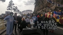 Imagem de Carnaval. SESARAM, aquacultura e Covid-19 estiveram em destaque no cortejo trapalhão (Vídeo)