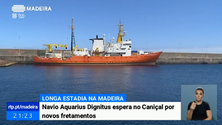 Imagem de Navio Aquarius Dignitus espera no Caniçal por novos fretamentos (Vídeo)