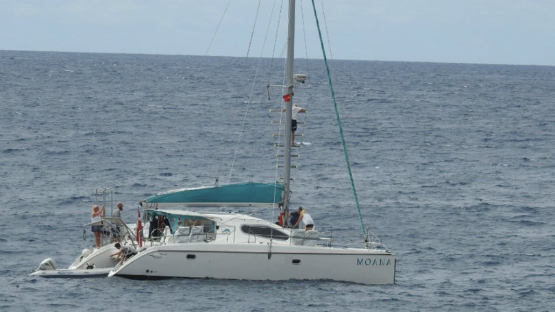 Imagem de Polícia Marítima fiscaliza catamarã dinamarquês nas ilhas Selvagens