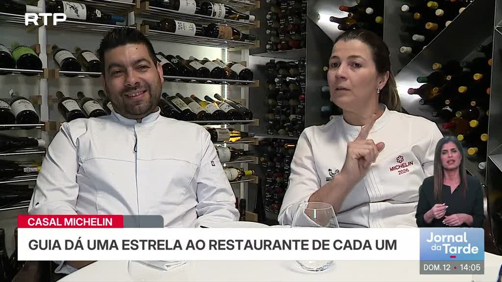 Casal Michelin. Guia dá uma estrela ao restaurante de cada um