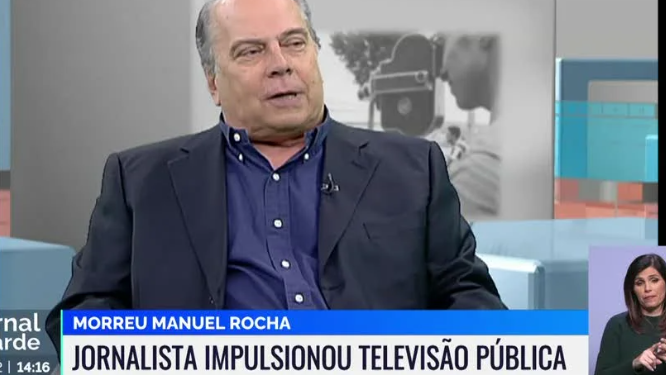 Jornalista da RTP Manuel Rocha morre aos 75 anos