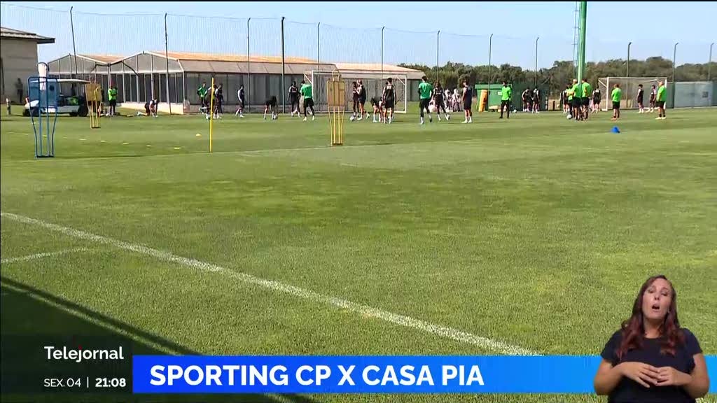 Sporting CP x Casa Pia. Leões com cinco lesionados