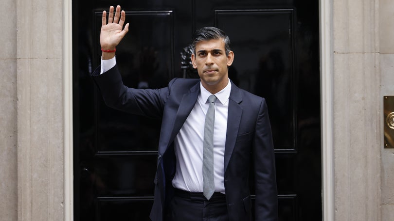 Imagem de Rishi Sunak indigitado primeiro-ministro britânico