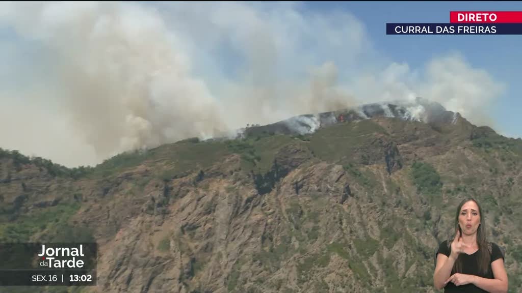 Incêndio na Madeira. Vento não dá tréguas