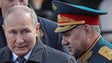 Imagem de Putin diz que tropas russas lutam no Donbass para que não haja espaço para nazis