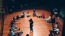 Baltazar Dias recebeu laboratório de formação teatral