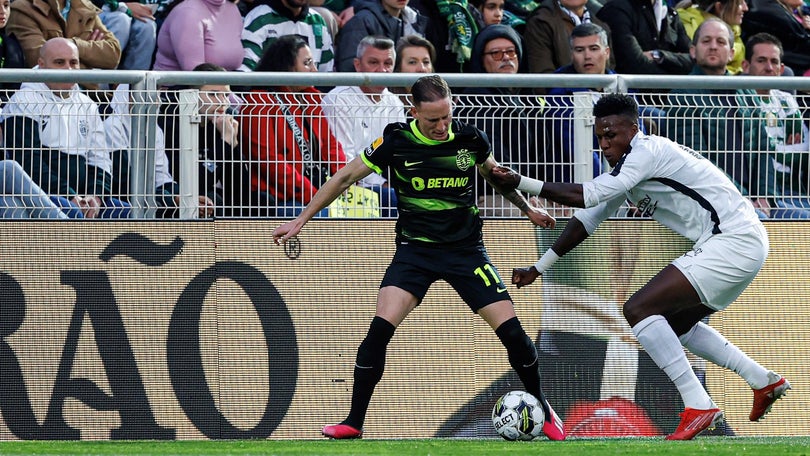 Imagem de Sporting em dificuldades para vencer em Portimão