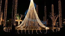 Imagem de Montagem das iluminações de Natal atrasada