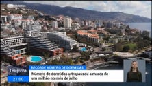 Imagem de Número de dormidas ultrapassou a marca de um milhão, num mês, pela primeira vez na Madeira (vídeo)