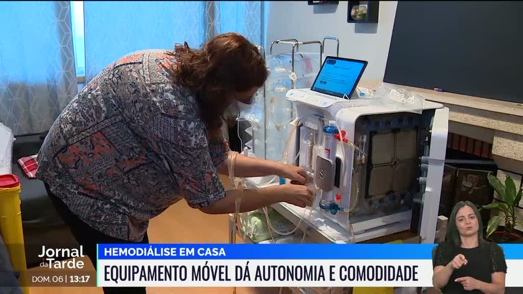 Equipamento móvel leva hemodiálise a casa de doentes renais