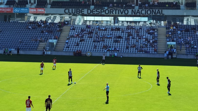 Nacional derrotado pelo Santa Clara