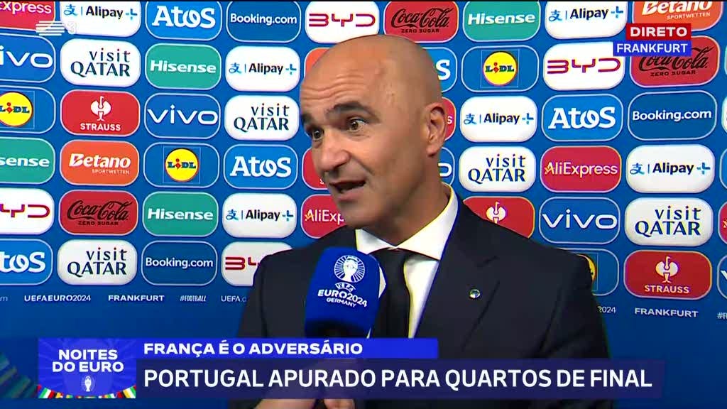 Euro 2024. "Equipa jogou muito bem", diz Roberto Martínez