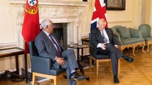 Imagem de Boris Johnson saúda «ação decisiva» de António Costa no apoio à Ucrânia