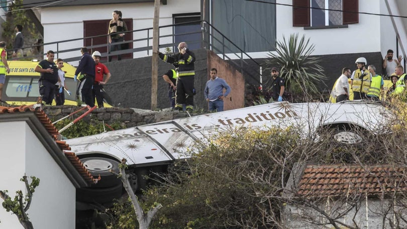 Acidente com autocarro ainda em inquérito