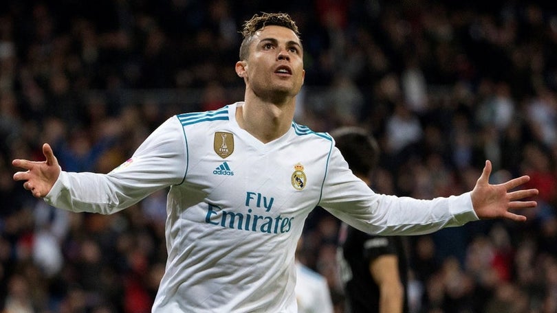 Imagem de Póquer de Ronaldo na vitória sobre o Girona