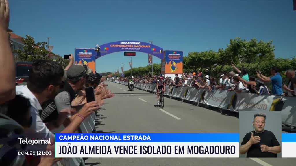 João Almeida é o novo campeão nacional de ciclismo de estrada