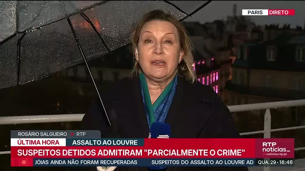 Imagem de Detidos do assalto ao Louvre admitiram parcialmente o envolvimento