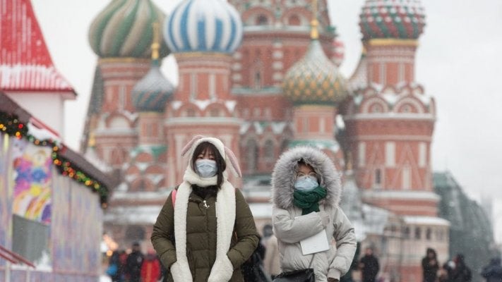 Covid-19: Rússia ultrapassou os 600 mil casos de infeção