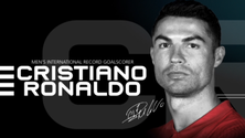 Imagem de Cristiano Ronaldo distinguido pela FIFA (vídeo)