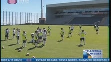 Treino do Nacional com 4 baixas (Vídeo)