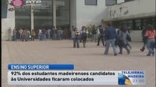 92% Dos estudantes colocados (Vídeo)