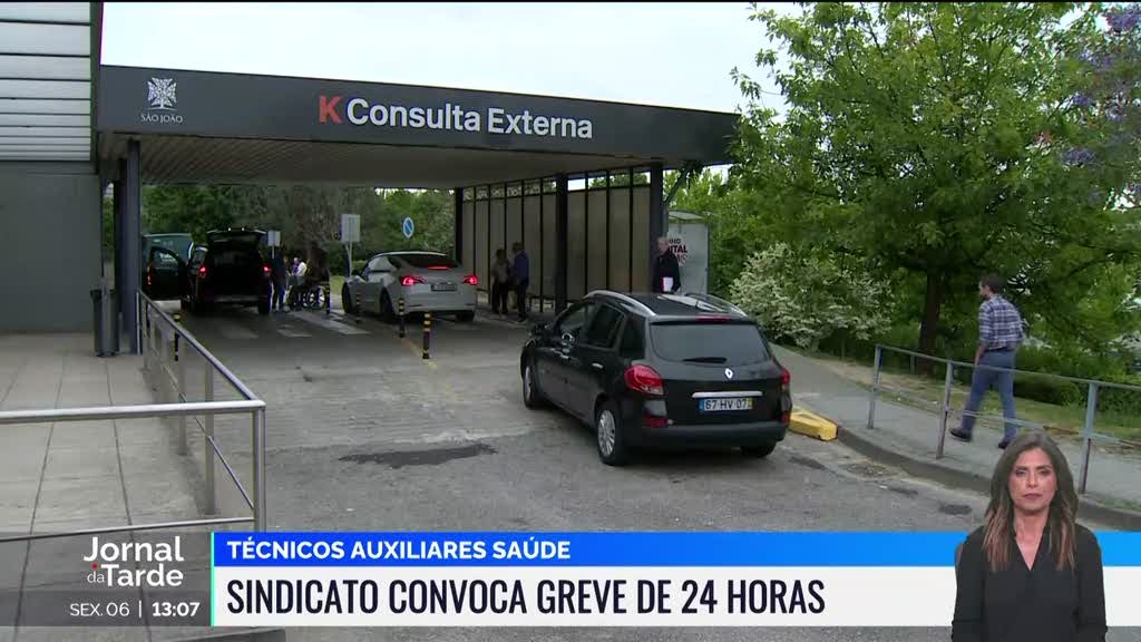 Greve dos auxiliares de saúde afeta internamentos e urgências