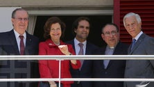 Imagem de A rainha Sílvia da Suécia na Madeira para inaugurar o novo lar de idosos