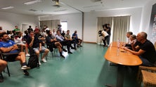 Imagem de Rui fontes está reunido com a equipa principal do Marítimo