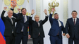 Imagem de Putin assina tratados de anexação de quatro regiões ucranianas