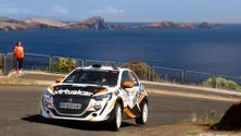 Imagem de Artur Quintal no campeonato da Madeira de ralis com o Peugeot 208 Rally4