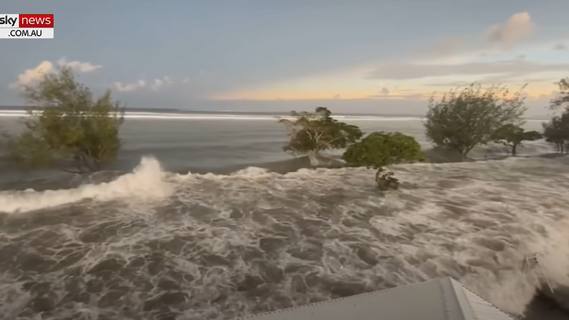 Imagem de Tsunami atingiu ilha do Pacífico Sul de Tonga (vídeo)
