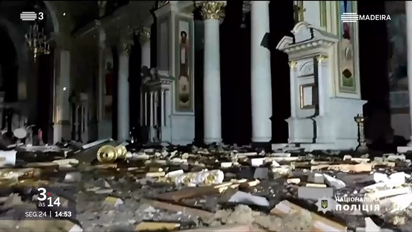 Imagem de Kremlin desmente que a Rússia tenha atacado catedral em Odessa
