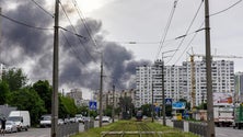 Bombardeamentos estão de volta a Kiev