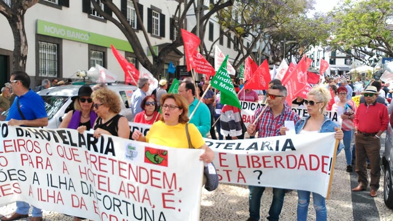 Imagem de Sindicatos da Madeira organizam manifestação no Funchal para assinalar 1.º de Maio