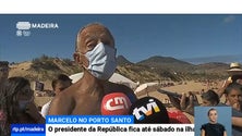 Imagem de Marcelo garante conhecer os problemas que mais afetam o Porto Santo (Vídeo)