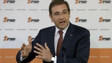 Imagem de Passos Coelho na abertura do XVI Congresso do PSD-Madeira
