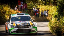 Imagem de Pedro Meireles no Rali do Faial de Skoda Fabia R5