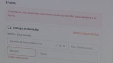 Madeira discriminada nas compras online (vídeo)